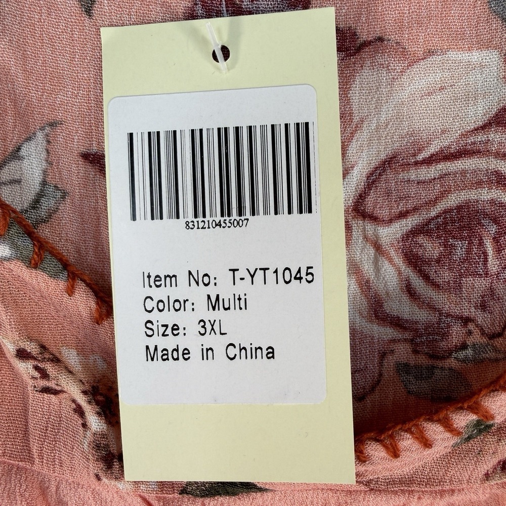 Southern Stitch Plus 3XL Top Boho Babydoll Whimsy Feminine Femme Prairie Shirt - Picture 5 of 11